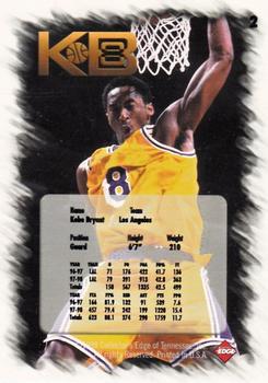 1998 Collector's Edge Impulse - KB8 Alternate #2 Kobe Bryant Back