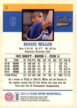 2013-14 Fleer Retro #32 Reggie Miller Back