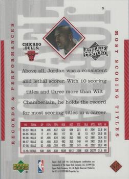 1999 Upper Deck Michael Jordan Athlete of the Century #5 Michael Jordan Back