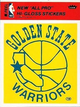 1978-79 Fleer NBA Team Stickers #NNO Golden State Warriors Logo Front