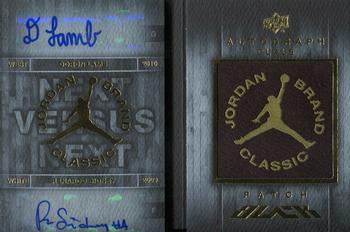2013-14 Upper Deck Black - Jordan Brand Classic Dual Autographs #JBC2-5 Renardo Sidney / Doron Lamb Back