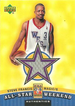 2004-05 Upper Deck - All-Star Weekend Authentics #ASW-SF Steve Francis Front