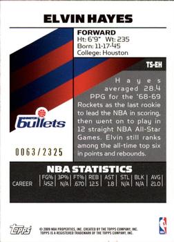 2008-09 Topps Signature #TS-EH Elvin Hayes Back