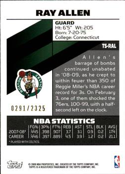 2008-09 Topps Signature #TS-RAL Ray Allen Back