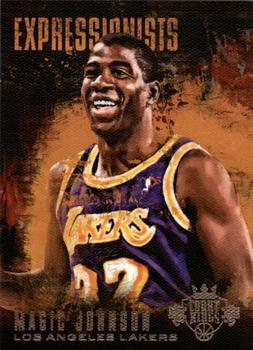 2013-14 Panini Court Kings - Expressionists #19 Magic Johnson Front