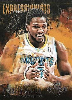 2013-14 Panini Court Kings - Expressionists #21 Kenneth Faried Front