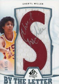 2013-14 SP Authentic - By the Letter Signatures #BL-CM Cheryl Miller Front