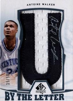 2013-14 SP Authentic - By the Letter Signatures #BL-AW Antoine Walker Front