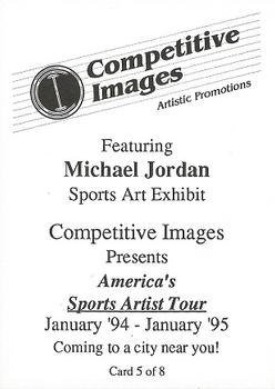 1994-95 Competitive Images Artistic Promotions #5 Michael Jordan Back