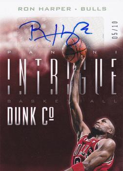 2013-14 Panini Intrigue - Dunk Company Autographs Gold #26 Ron Harper Front