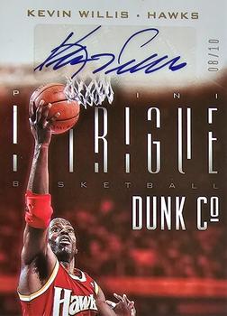 2013-14 Panini Intrigue - Dunk Company Autographs Gold #29 Kevin Willis Front