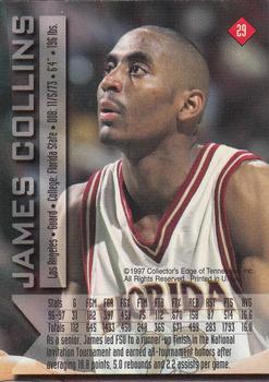 1997 Collector's Edge #29 James Collins Back