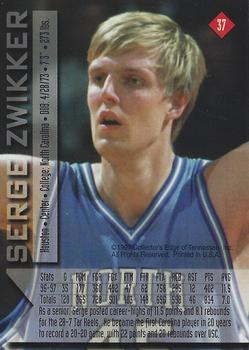 1997 Collector's Edge #37 Serge Zwikker Back
