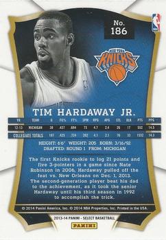 2013-14 Panini Select #186 Tim Hardaway Jr. Back