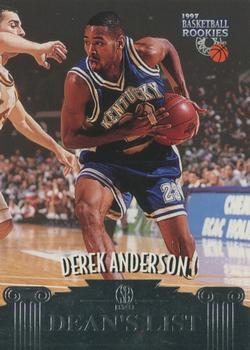 1997 Score Board Rookies - Dean's List #21 Derek Anderson Front