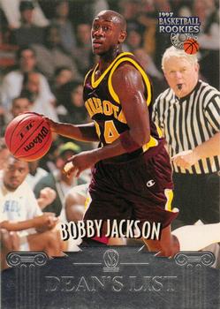 1997 Score Board Rookies - Dean's List #34 Bobby Jackson Front