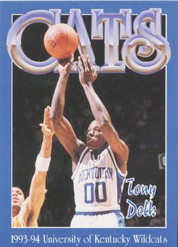 1993-94 Kentucky Wildcats #NNO Tony Delk Front
