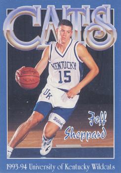 1993-94 Kentucky Wildcats #NNO Jeff Sheppard Front