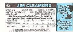 1980-81 Topps - Singles #63 Jim Cleamons Back