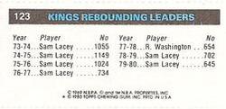 1980-81 Topps - Singles #123 Sam Lacey Back