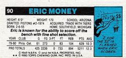 1980-81 Topps - Singles #90 Eric Money Back