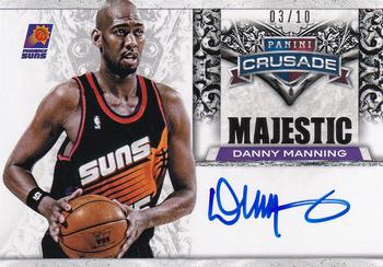 2013-14 Panini Crusade - Majestic Marks #13 Danny Manning Front