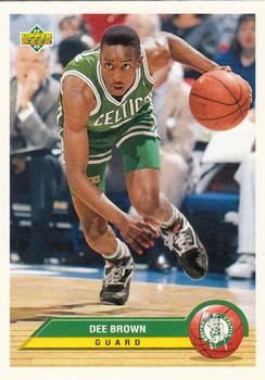1992-93 Upper Deck McDonald's - Boston Celtics #BT1 Dee Brown Front