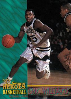 1996 Signature Rookies Basketball Sports Heroes #16 Eric Williams Front