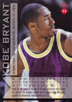 1997 Collector's Edge - Edge Impulse Promos #6-6 Kobe Bryant Back