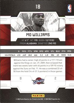 2009-10 Donruss Elite #18 Mo Williams Back
