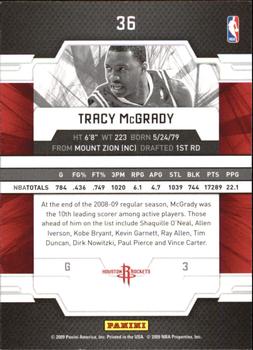 2009-10 Donruss Elite #36 Tracy McGrady Back