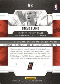 2009-10 Donruss Elite #98 Steve Blake Back