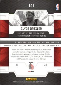 2009-10 Donruss Elite #141 Clyde Drexler Back