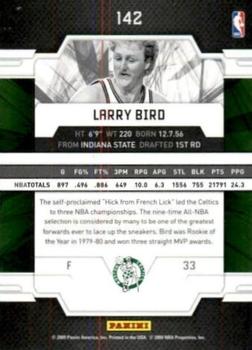 2009-10 Donruss Elite #142 Larry Bird Back