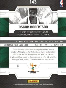 2009-10 Donruss Elite #145 Oscar Robertson Back