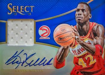 2013-14 Panini Select - Jersey Autographs Blue #13 Kevin Willis Front