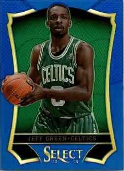 2013-14 Panini Select - Prizms Blue #131 Jeff Green Front