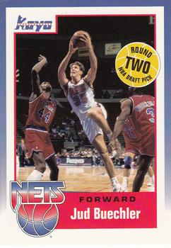 1990-91 Kayo Breyer's New Jersey Nets #3 Jud Buechler Front
