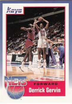 1990-91 Kayo Breyer's New Jersey Nets #8 Derrick Gervin Front