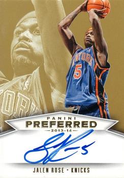 2013-14 Panini Preferred - Gold #534 Jalen Rose Front