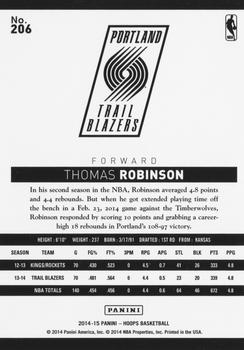 2014-15 Hoops #206 Thomas Robinson Back