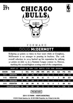 2014-15 Hoops #271 Doug McDermott Back