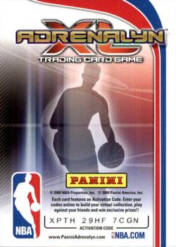2009-10 Panini Adrenalyn XL #NNO Tony Parker Back