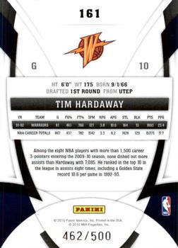 2009-10 Panini Certified #161 Tim Hardaway Back