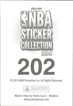 2013-14 Panini Stickers #202 Cory Joseph Back