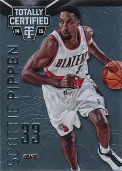 2014-15 Panini Totally Certified #118 Scottie Pippen Front