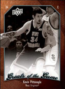 2009-10 Upper Deck Greats of the Game #17 Kevin Pittsnogle Front