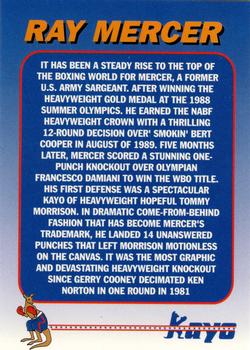 1991 Kayo Heavyweight Holograms #NNO Ray Mercer Back