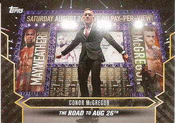 2017 Topps On Demand  Mayweather vs McGregor Road to August 26th #2 Conor McGregor Front
