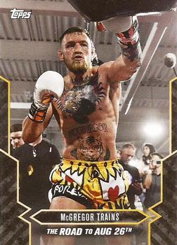 2017 Topps On Demand  Mayweather vs McGregor Road to August 26th #15 McGregor Trains Front